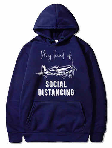 Airplane Pilot - Social Distancing Saying PULLOVER THE AV8R